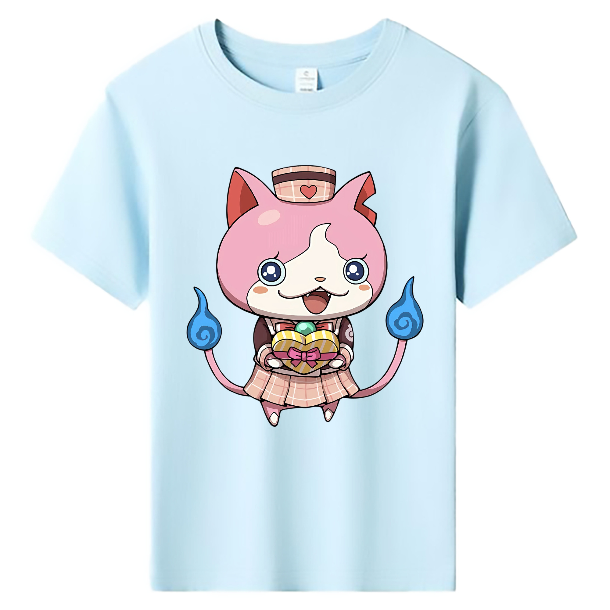 （画像用） 妖怪ウォッチ Yo-kai Watch 綿100％キッズTシャツ（フロントプリント）